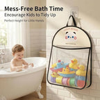 Good Mood Toddler Bath Toy Organizer, Large Capacity Baby Bathtub Toy Storage - Image 3