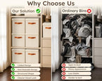 Homsorout Storage Bins with Lids - Image 4
