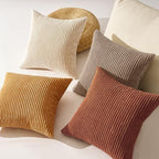Topfinel 24x24 Inch Pillow Covers Set of 4 Yellow Brown Gradient Farmhouse - Image 5
