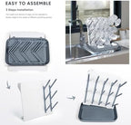 Termichy Baby Bottle Drying Rack：Large Vertical Space Saver Countertop - Image 7