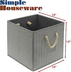 Simple Houseware 13-Inch Cube Storage Bin - Image 2