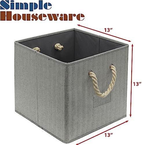 Simple Houseware 13-Inch Cube Storage Bin - Image 2