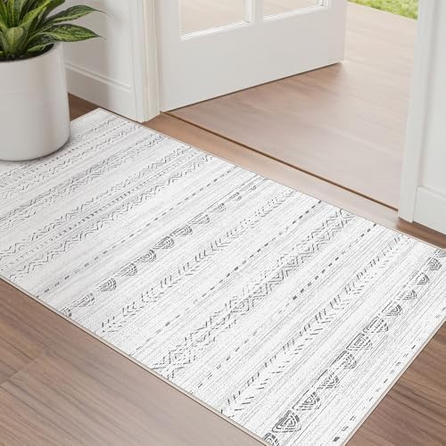 Nakagishi Boho 2x4 Washable Area Rug Non Slip Carpet by NakagishiAreaRug