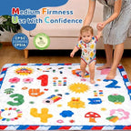 RONGFA Baby Play Mat for Floor, Playpen Mat for Toddlers Infant Kids, Machine - Image 7