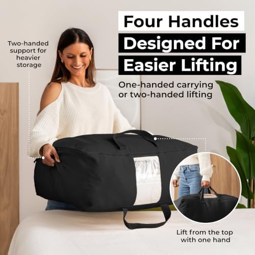 Soft Canvas Storage Bags with Zipper. Thick Breathable - Image 4
