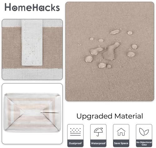 HomeHacks 2 Pack Large Laundry Baskets, Laundry Hampers Bags - Image 5