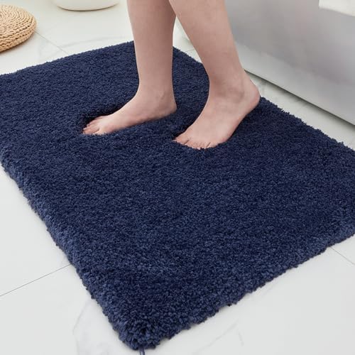 ILANGO Bathroom Rugs 24" × 17", Extra Soft Absorbent Microfiber Bath Rugs by ILANGO
