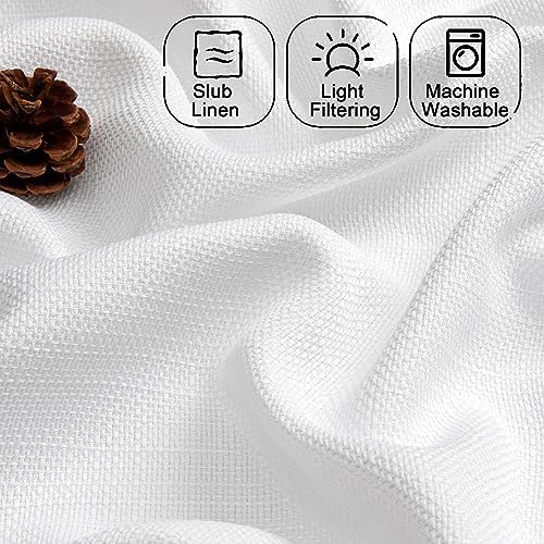 Chyhomenyc White Short Curtain Valance - Image 3