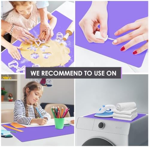 Extra Large Silicone Mats for Kitchen Counter, 27.6'' x 15.7'' Nonskid Silicone - Image 5