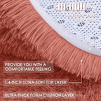 OLANLY 2x3 Machine Washable Small Bedside Rug, Soft Fluffy Shaggy Entryway - Image 7