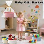 Pink Woven Rope Basket - Image 5