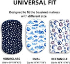 4 Pack Breathable Bassinet Sheets - Image 2