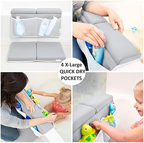 Bath Kneeler and Elbow Rest Pad, 1.75 inch Extra Thick Baby Bath Kneeling Mat - Image 3