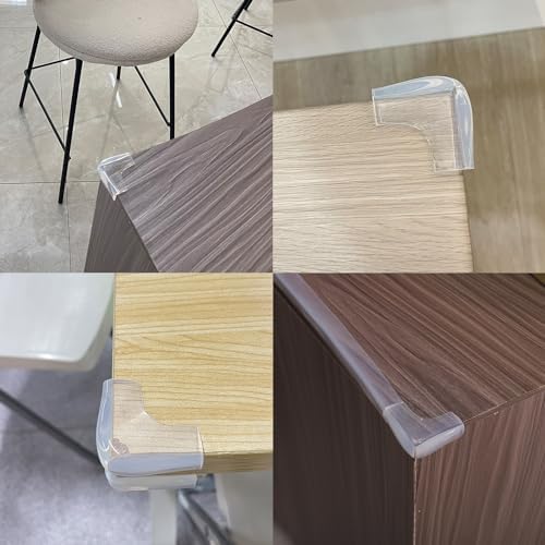 Food-Grade Silicone Clear Corner Protector Baby Proofing Furniture Guard - Image 2