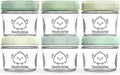 KeaBabies 6pk 4oz Glass Baby Food Containers by KeaBabies