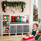 ShellKingdom Storage Bins, Foldable Fabric Storage Cubes And Cloth Storage - Image 2