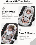 BOMOLOUR Infant Car Seat Insert - Image 4