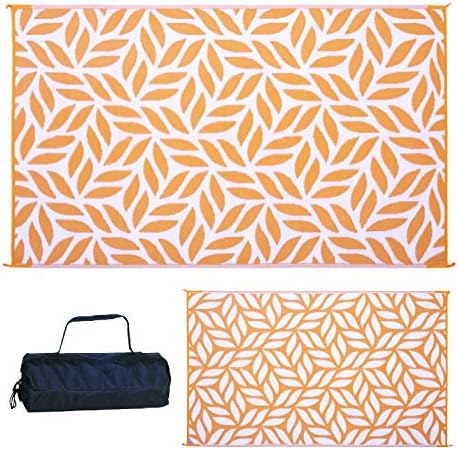 Stylish Camping 255089 5-feet by 8-feet Reversible Mat, Plastic Straw Rug - Image 4