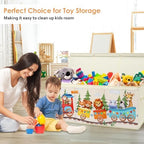 decalsweet Large Toy Box Collapsible Chest Organizer - Image 6