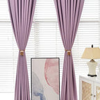 NICEEC 2 Pack Wooden Ball Magnetic Curtain Tiebacks Boho Home Decor Drape Tie - Image 5