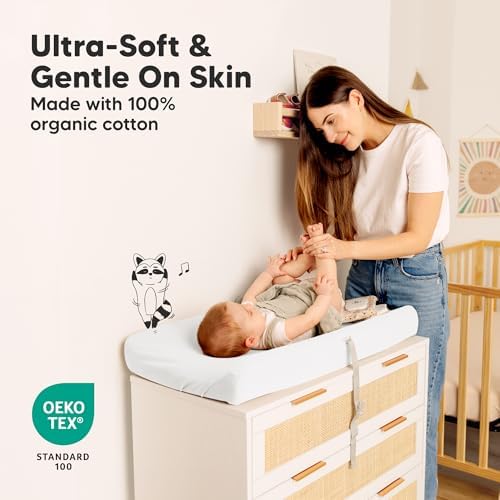 2-Pack Organic Changing Pad Covers - Image 3