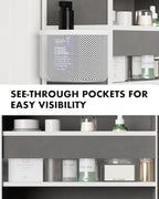 2-Pack Over The Door Organizer Hanging 6-Shelf Storage Organizer - Image 4