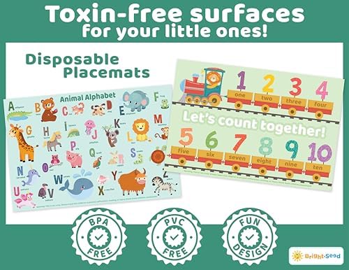 Bright Seed Disposable Placemats - Image 2