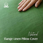 Foindtower Decorative Linen Lumbar Throw Pillow Covers 12x20 Forest Green - Image 2