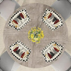 Artoid Mode Christmas Trees Wedge Shape Placemats - Image 4