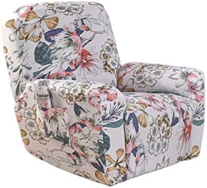 NILUOH Stretch Recliner Covers 4 Piece, Non-Slip Lazy Boy Chair Covers by NILUOH
