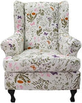 CRFATOP Wingback Chair Covers Wing Armchair Slipcovers by CRFATOP