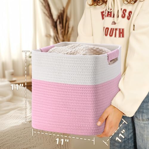 11 Inch Storage Cubes, 3 Pack Cube Storage Bins - Image 4