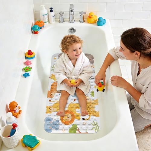 Kids Bathtub Mat, Non Slip Cartoon Bath Mat - Image 6