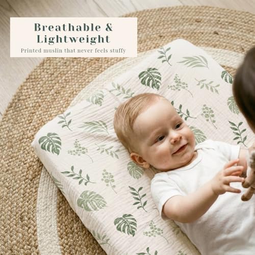 3 Pack Muslin Changing Pad Covers - Image 4