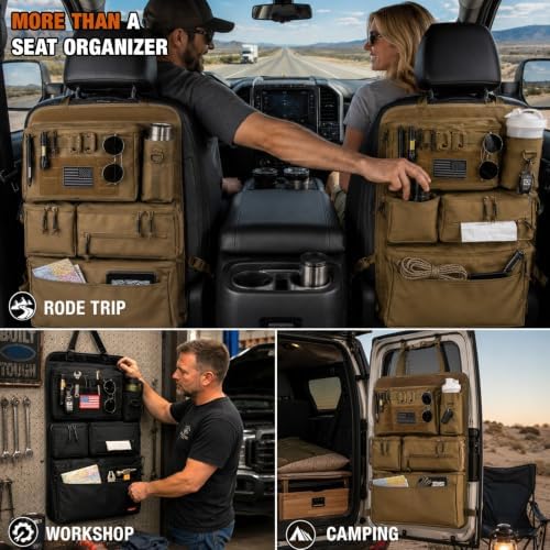 Tactical Car Seat Back Organizer - Image 2