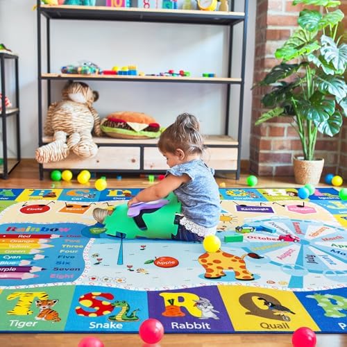 BENRON 3x5 Playroom Rug for Kids Washable, Play Mat - Image 4