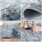 5x7 Area Rugs for Living Room: Washable Bedroom Rug Non Slip Large Carpet - Image 4