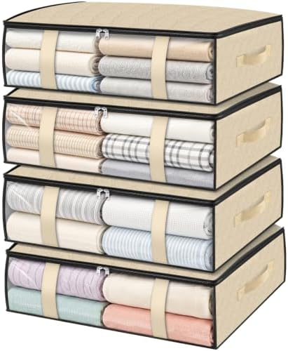 StorageRight Under Bed Storage Bags, 4 Pack by StorageRight