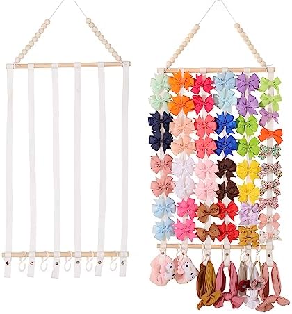 YOcity Bow Organizer for Girls Hair Bows Baby Headband Holder by YOcity