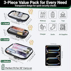 YQBRAO Clear Hard Shell Organizer Cases - Image 4