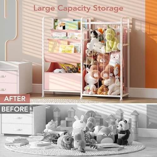 BBLIKE Kids Bookshelf and Toy Storage - Image 3