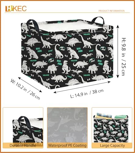 Rectangle Storage Basket, Collapsible Storage Bin, Books Box, Gift Basket - Image 5