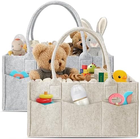 HIPHOP PANDA 2-Pack Diaper Caddy Organizer by HIPHOPPANDA