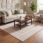 GarveeHome Modern Bordered 8x10 Washable Area Rugs - Image 2