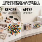 4 Pack Clear Hard Shell Zipper Case, Small Diaper Bag Organizer Pouches - Image 4