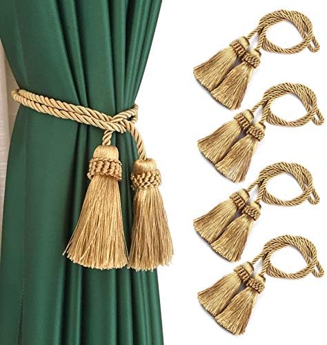 Curtain Tiebacks Handmade Curtain Holdbacks Rope by fenghuangwu