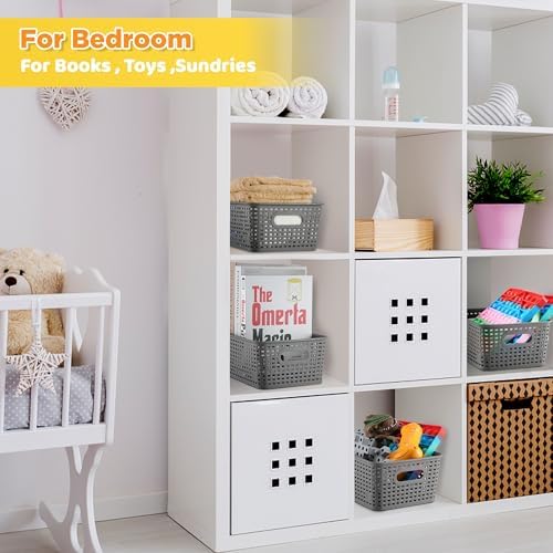AREYZIN Plastic Storage Baskets -6 Pack, Storage Bins - Image 6