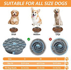 Slow Feeder Dog Bowls Insert, Animire Soft Silicone Slow Eating Dog Food Bowl - Image 6