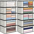 Fab totes 35L Closet Organizers, Foldable Under Bed Storage Containers by Fabtotes