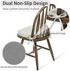 Shinnwa Kitchen Chair Cushions Set of 4, High-Resilience Foam Windsor Seat Pads - Image 5